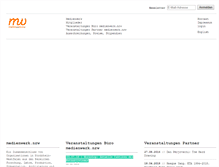 Tablet Screenshot of medienwerk-nrw.de